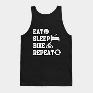 Eat Sleep Bike Repeat Tank Top